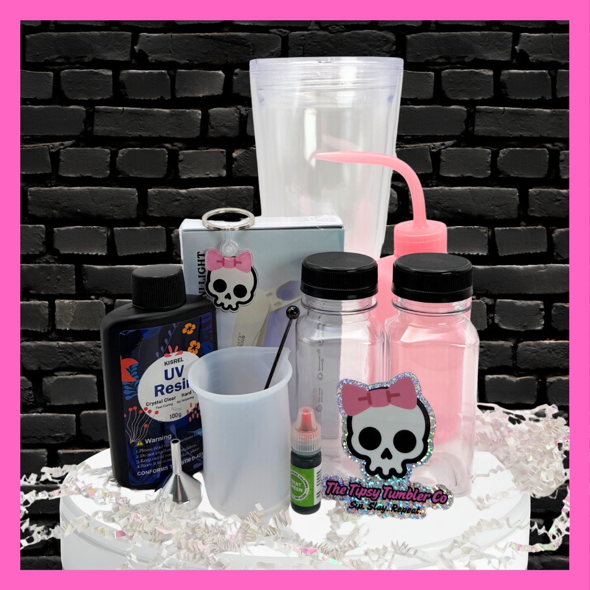 24oz Lava Drip Tumbler Starter Kit (Vegetable Glycerin & Gel)