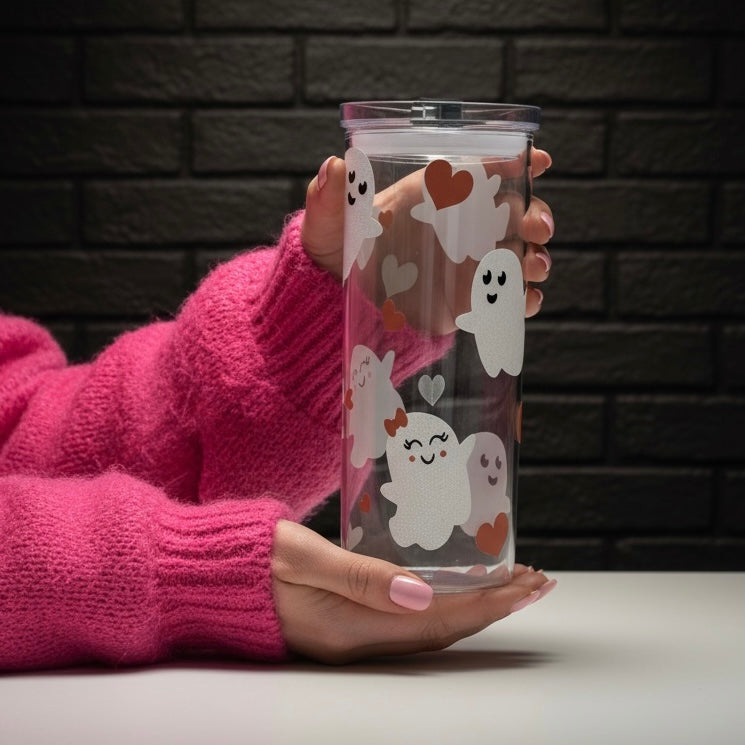 Fall & Halloween Square Glass Tumblers