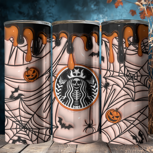 Batty Barista - 20oz Stainless Steel Tumbler