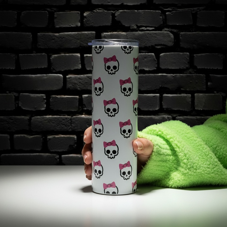 The Tipsy Tumbler Co Pattern Logo Tumbler - 20oz Stainless Steel Tumbler