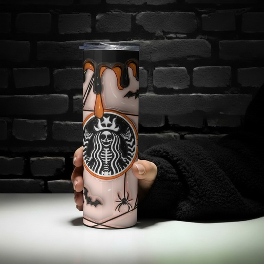 Batty Barista - 20oz Stainless Steel Tumbler