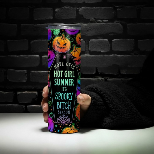Spooky B*tch Season - 20oz Stainless Steel Tumbler