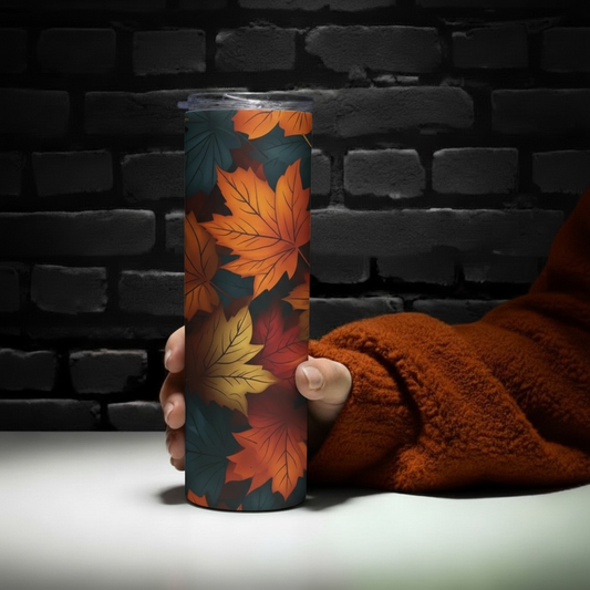 Fall Leaves - 20oz Stainless Steel Tumbler