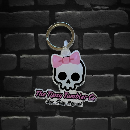 The Tipsy Tumbler Co Logo Keychain (Large)