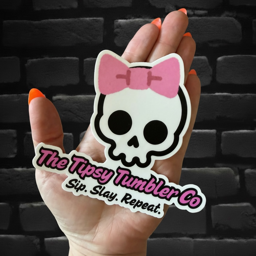 The Tipsy Tumbler Co Large Stickers