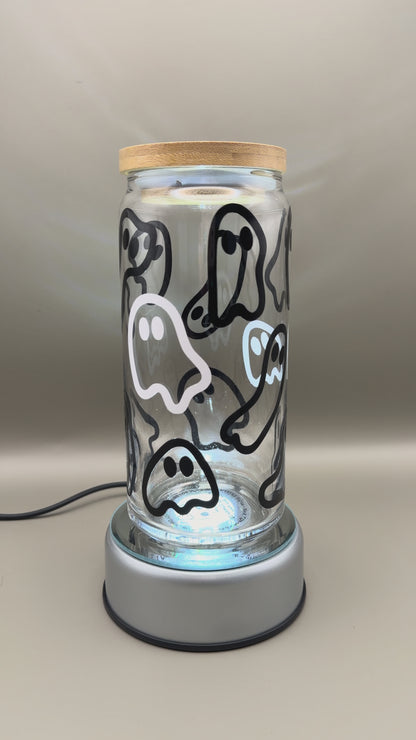 Whimsical Ghosts - 20oz Glass Tumbler